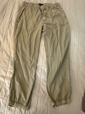 Anthro Sanctuary Olive Joggers